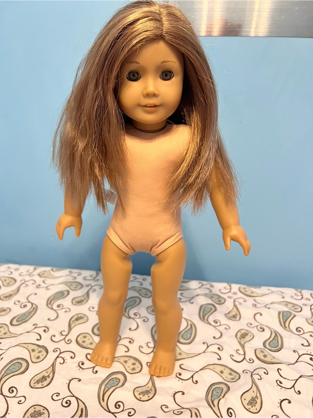American Girl TM 39 Brown Hair and Hazel Eyes
